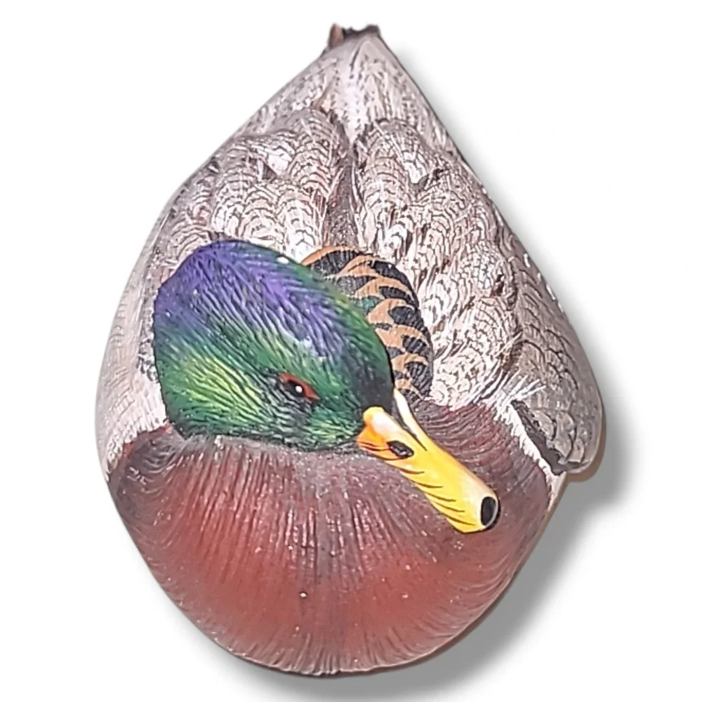 Ashley Gray Master Carver Mallard Duck Figurine Limited Edition Hand Painted 4